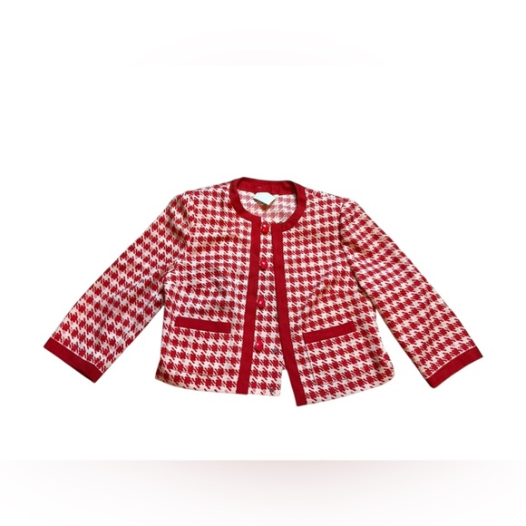 Vintage Jackets & Blazers - Vintage Houndstooth Jacket, small